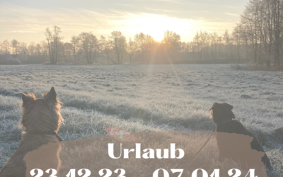 Urlaub 23.12.23 – 07.01.24